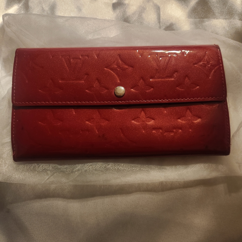 Louis Vuitton Scarlet Embossed Wallet